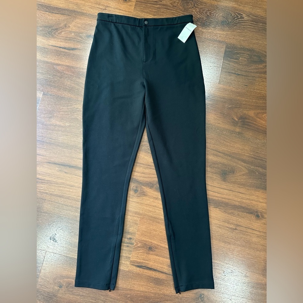 NWT Abercrombie & Fitch Black stretchy skinny Leggings pants Sz L high waisted